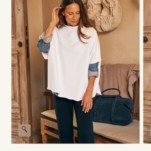 Frank & Eileen AUDREY Funnel Neck Capelet